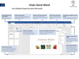 05
Visão Geral Word
Guia Rápido disponível pela Microsoft
 