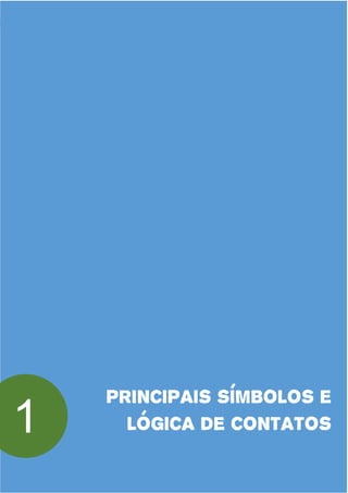 Seu Link de acesso a Aula 2: Diagramas e Referência Cruzada
p. 3 Seu Link de acesso a Aula 2: Diagramas e Referência Cruzada
3 MÉTODO LIDE – Material de Apoio Aula 2
PRINCIPAIS SÍMBOLOS E
LÓGICA DE CONTATOS1
 