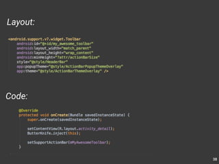 38 
Layout: 
Code: 
 