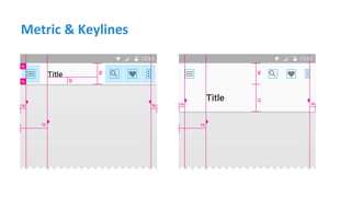 Metric & Keylines
 