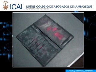 Félix Roger ESCAJADILLO CABRERA
 