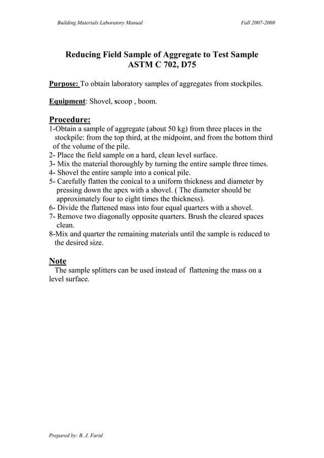 Material testing-lab-manual PRC I manual | PDF