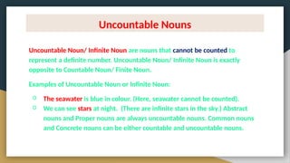 Material: Noun: The understanding of Noun Usage as material of English ...