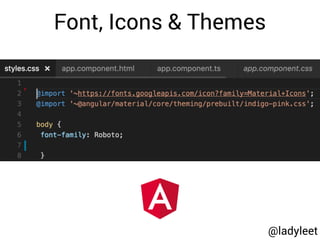 Angular Material (2) - NgVikingsConf | PDF