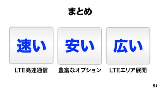 ޤȤ



٤                 ڤ
LTEͨ   Nʥץ   LTEꥢչ_

                                51
 