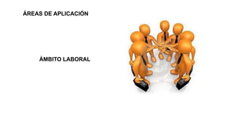 ÁREAS DE APLICACIÓN
ÁMBITO LABORAL
 