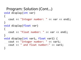 Program: Solution (Cont…)
 