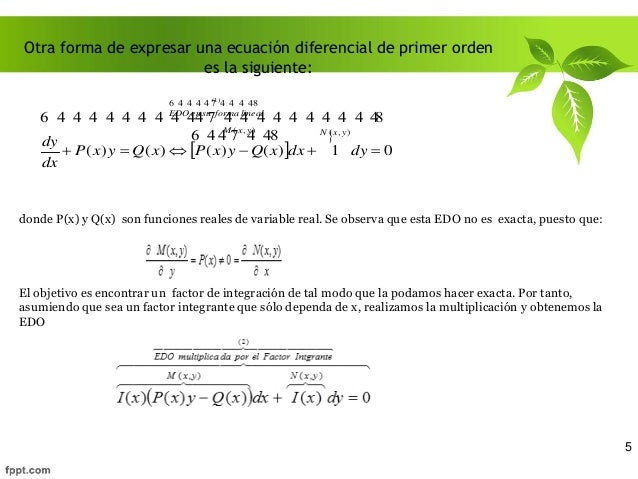 Aplicaciones De Las Edo De Primer Orden