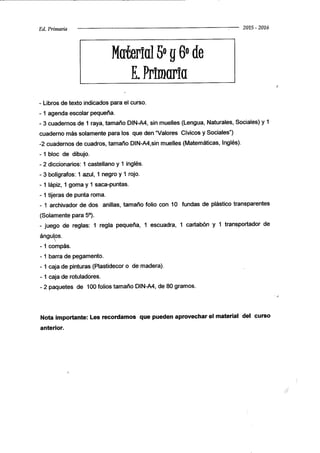 Material 5º y 6º primaria | PDF