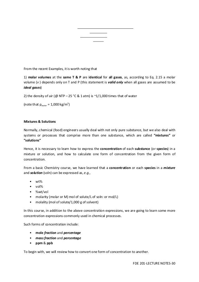 Material And Energy Balance Material And Energy Balance