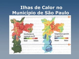 Ilhas de Calor no Município de São Paulo  