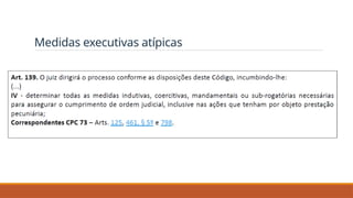 Medidas executivas atípicas
 