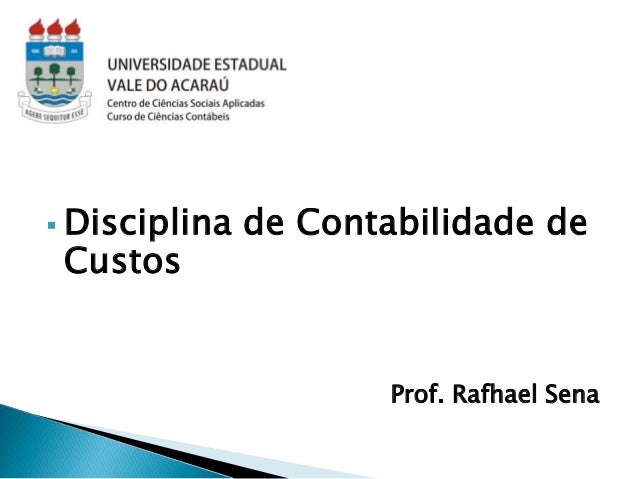 Contabilidade de custos artigos