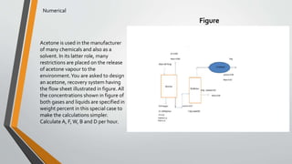 Material balance for multiple units without chemical equation | PPTX