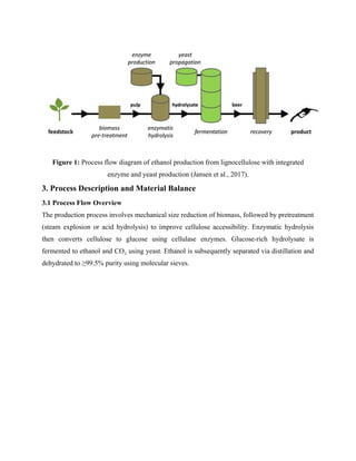 Material Balance Study of Ethanol Production through Biomass ...