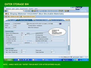 Comprehensive Guide to Material Code Creation Using SAP MM01 T-Code | PPT
