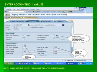 Comprehensive Guide to Material Code Creation Using SAP MM01 T-Code | PPT