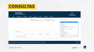 CONSULTAS
COMPREV: TEORIA E PRÁTICA
 