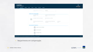 ▪ Requerimento em compensação.
COMPREV: TEORIA E PRÁTICA
 