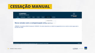 CESSAÇÃO MANUAL
COMPREV: TEORIA E PRÁTICA
 