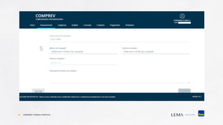 COMPREV: TEORIA E PRÁTICA
 