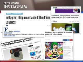CRESCIMENTO
INSTAGRAM
 