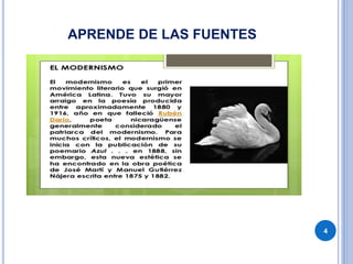 APRENDE DE LAS FUENTES
4
 