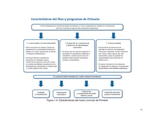 Figura 1.4. Características del nuevo currículo de Primaria


                                                              10
 
