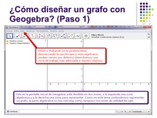 ¿Cómo diseñar un grafo con Geogebra? (Paso 1) 