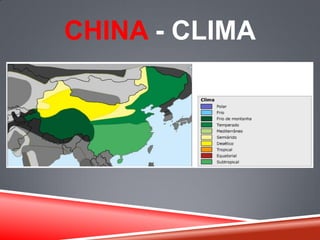 CHINA - CLIMA
 