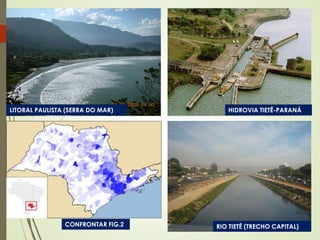 CONFRONTAR FIG.2 RIO TIETÊ (TRECHO CAPITAL)
HIDROVIA TIETÊ-PARANÁLITORAL PAULISTA (SERRA DO MAR)
 
