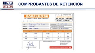 COMPROBANTES DE RETENCIÓN
 
