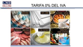 TARIFA 0% DEL IVA
 