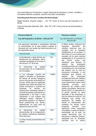 Impuesto a la Renta de Personas Naturales | PDF