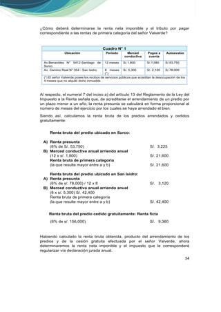 Impuesto a la Renta de Personas Naturales | PDF