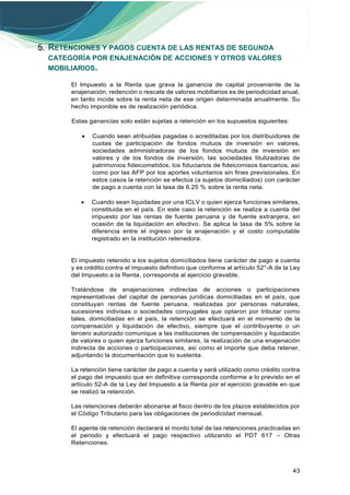 Impuesto a la Renta de Personas Naturales | PDF