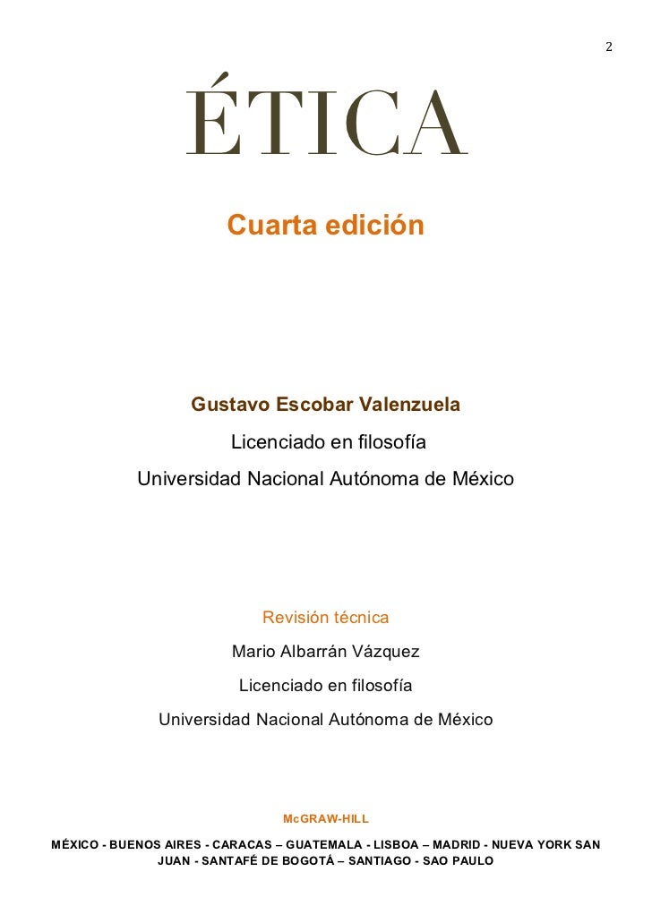Resultado de imagen para libro de etica con su respectivo autor
