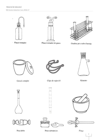 1
Material de laboratori
INS Escola Industrial. Curs 2016-17
 