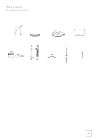 1
Material de laboratori
INS Escola Industrial. Curs 2016-17
 
