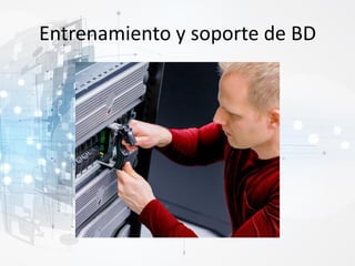 Entrenamiento y soporte de BD
 