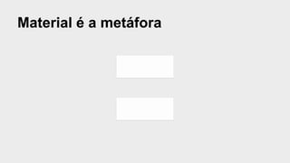 Material é a metáfora
 