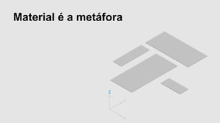 Material é a metáfora
 