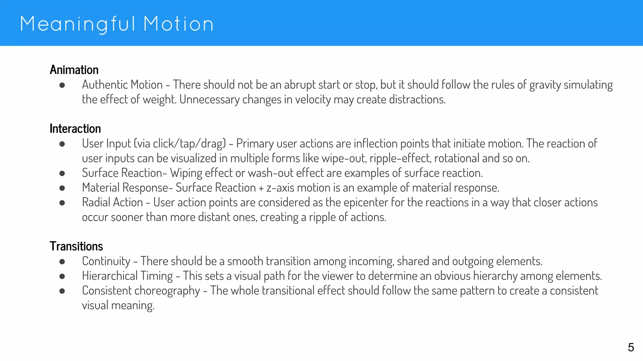 Summary of Material Design Guidelines | PDF