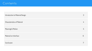 Summary of Material Design Guidelines | PPT