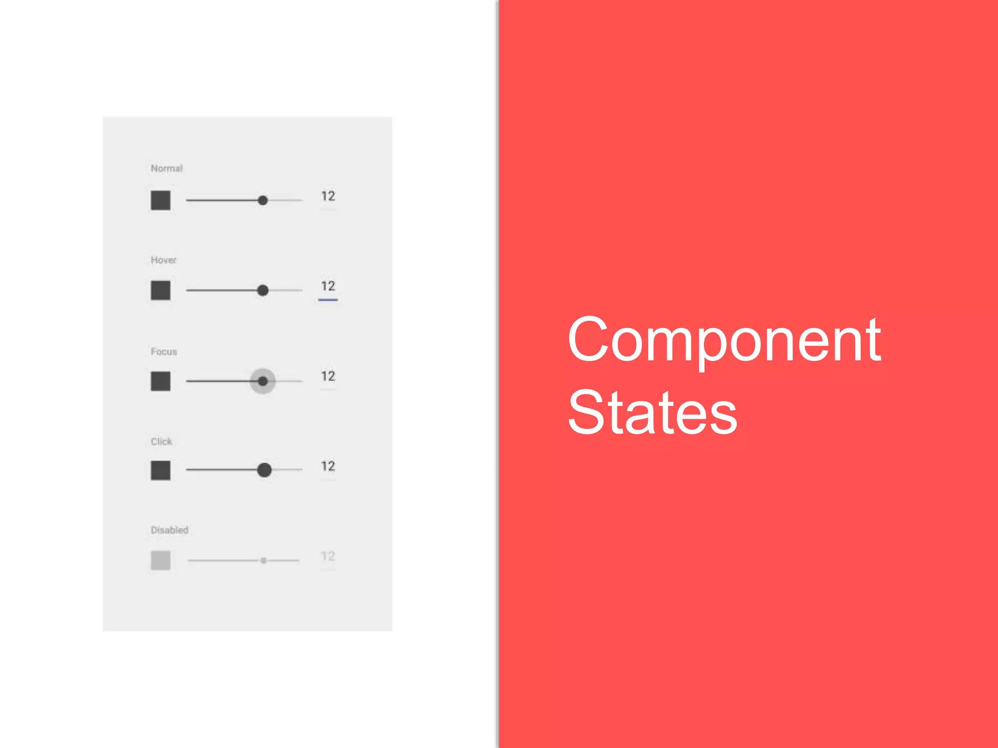 Component
States
 