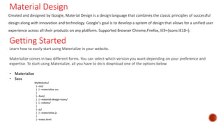 Material design | PPTX