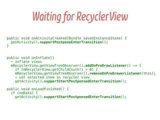Android Material Design APIs/Tips | PDF