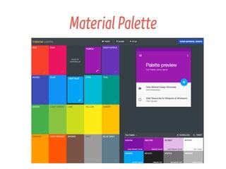 Android Material Design APIs/Tips | PPT