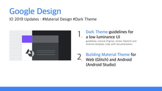 Material design at google io 19 x design sprint | PDF