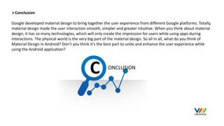 Material design for android | PPTX
